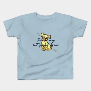 New Dog T Shirt -This Is My Best Friend Forever Kids T-Shirt